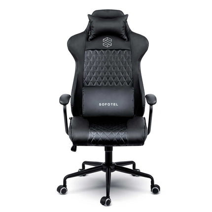 Elegant og ergonomisk kontorstol med justerbar højde og gyngefunktion