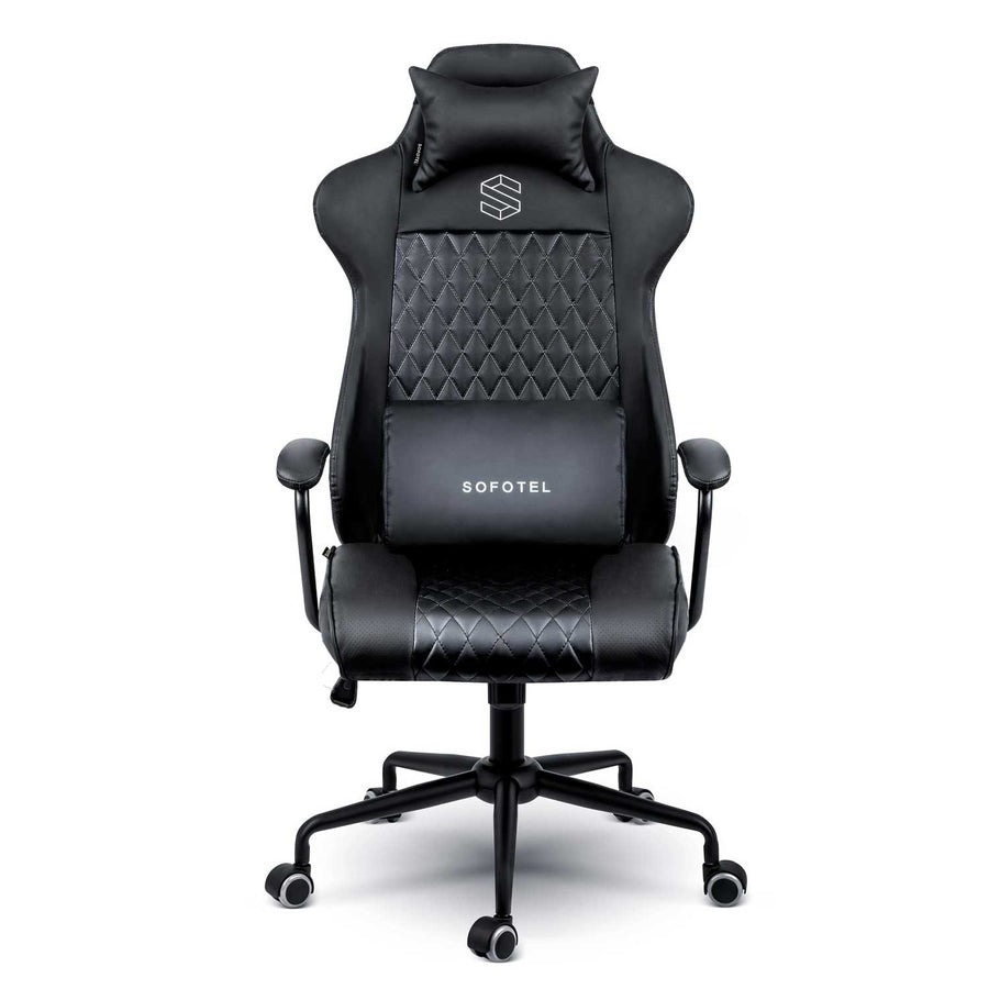 Elegant og ergonomisk kontorstol med justerbar højde og gyngefunktion