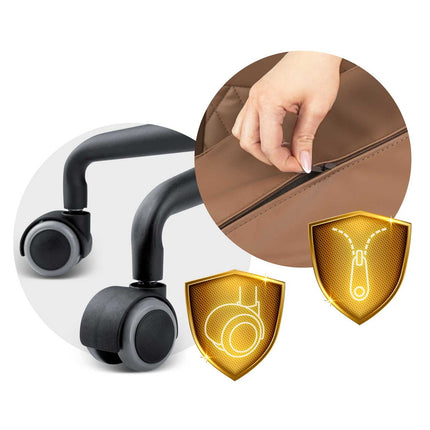 Elegant kontorstol med justerbar højde og ergonomisk design til hjemmekontoret