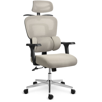 Ergonomisk kontorstol med justerbare funktioner og moderne design - perfekt til hjemmekontoret