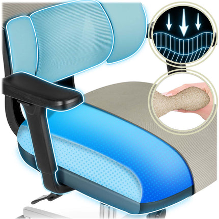 Ergonomisk kontorstol med justerbare funktioner og moderne design - perfekt til hjemmekontoret
