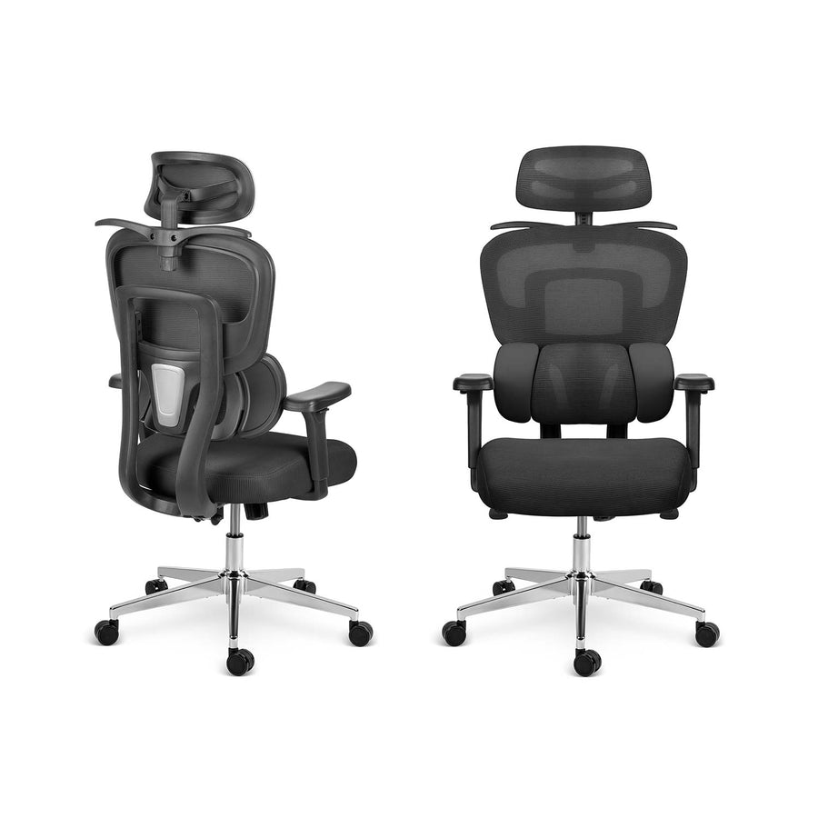 Ergonomisk kontorstol med justerbare funktioner og moderne design - perfekt til hjemmekontoret