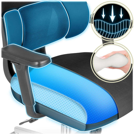 Ergonomisk kontorstol med justerbare funktioner og moderne design - perfekt til hjemmekontoret