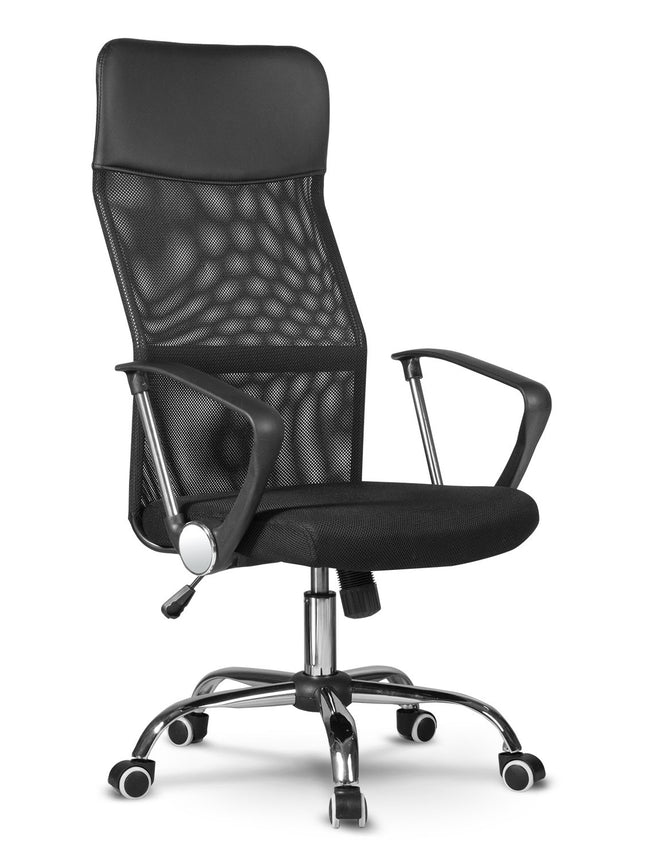 Komfortabel kontorstol med ergonomisk design og justerbar højde