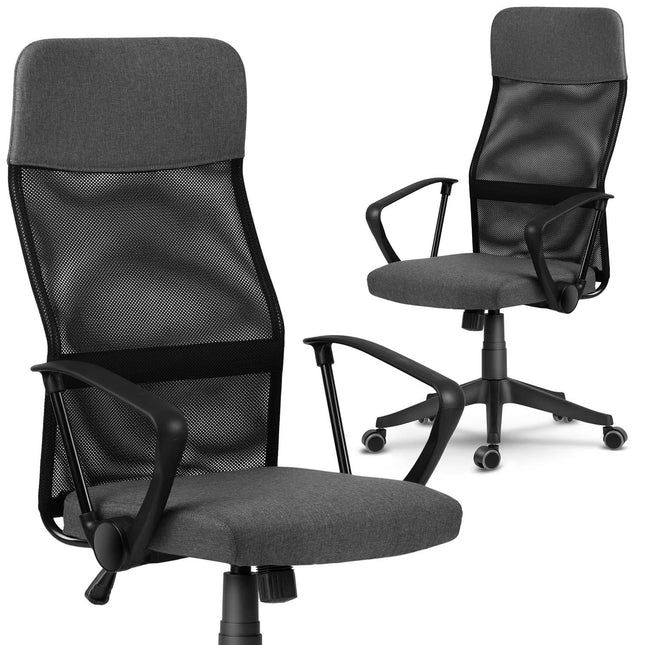 Kontorstol med ergonomisk design og justerbar sædehøjde til hjemmekontoret