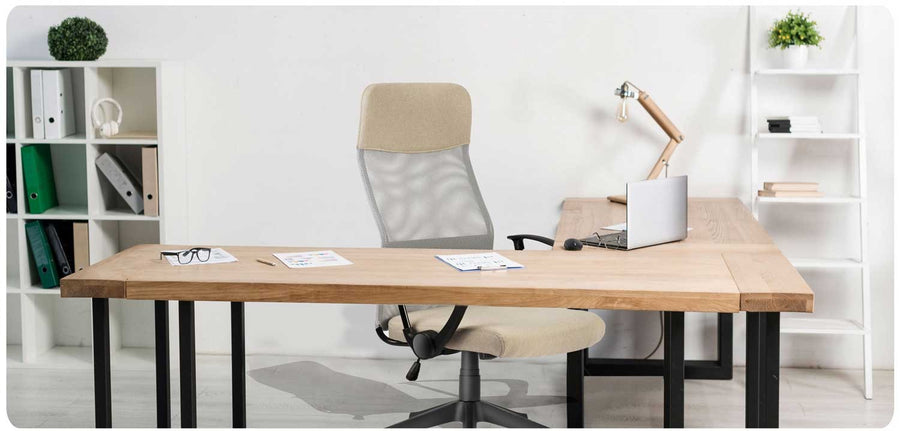 Kontorstol med justerbar højde og ergonomisk design til hjemmekontoret