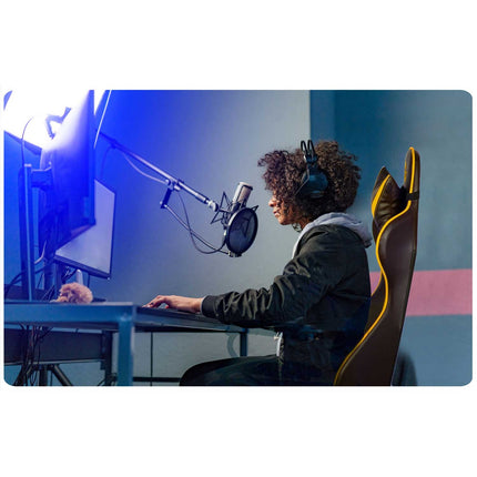 Ergonomisk Gamingstol med Justerbar Højde og Gyngefunktion
