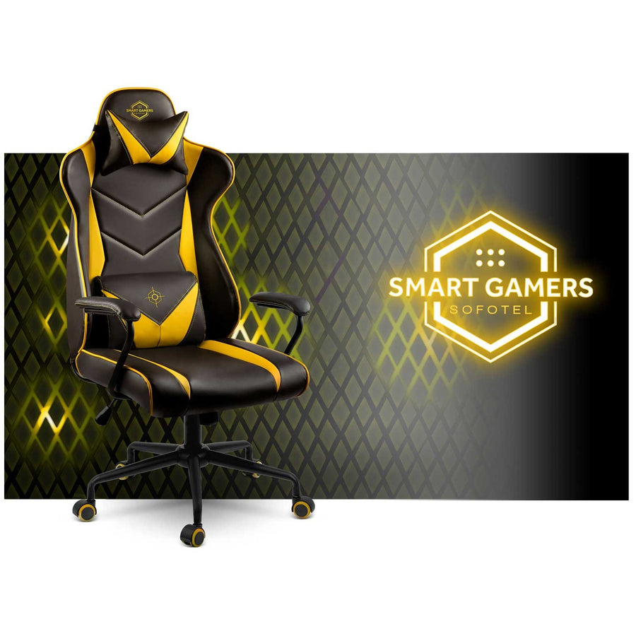 Ergonomisk Gamingstol med Justerbar Højde og Gyngefunktion