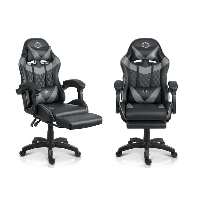 Ergonomisk Gaming Stol med Justerbar Højde og Komfortable Hynder