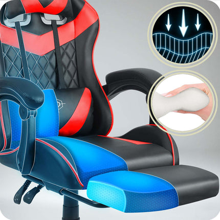 Gaming stol med ergonomisk design og justerbar komfort til lange timer foran computeren