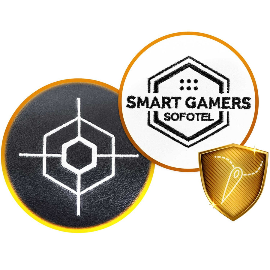 Ergonomisk gamingstol med justerbar højde og moderne design