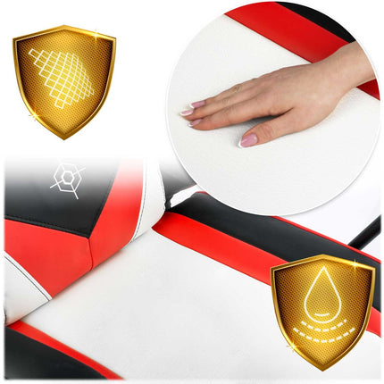 Ergonomisk gamingstol med justerbar højde og moderne design