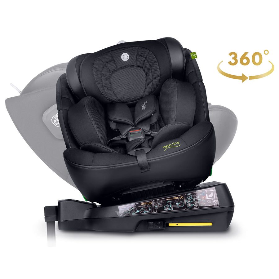 Autostol med 360-graders rotation og ISOFIX - Sikkerhed og komfort fra 0-12 år