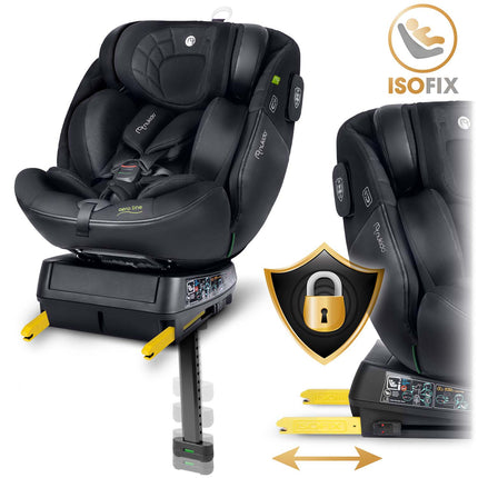 Autostol med 360-graders rotation og ISOFIX - Sikkerhed og komfort fra 0-12 år