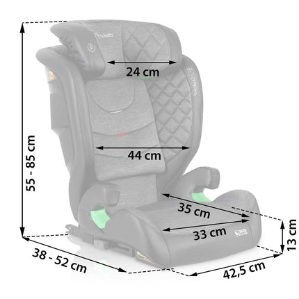 Autostol til børn 15-36 kg med ISOFIX - Sikker og komfortabel rejse for dit barn