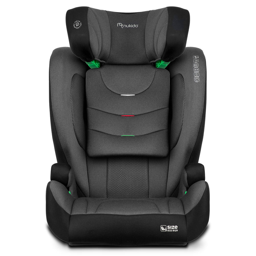 Børneautostol med ISOFIX - Justerbar og sikker til børn 15-36 kg (4-12 år)