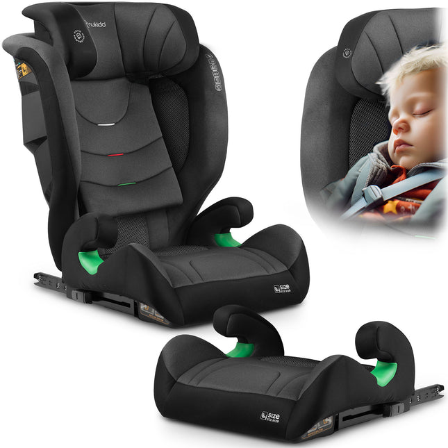 Børneautostol med ISOFIX - Justerbar og sikker til børn 15-36 kg (4-12 år)