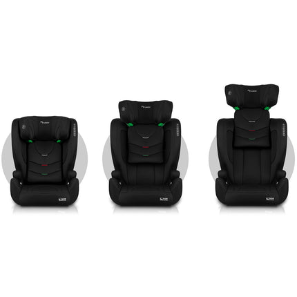 Børneautostol med ISOFIX - Justerbar og sikker fra 4 til 12 år (100-150 cm)