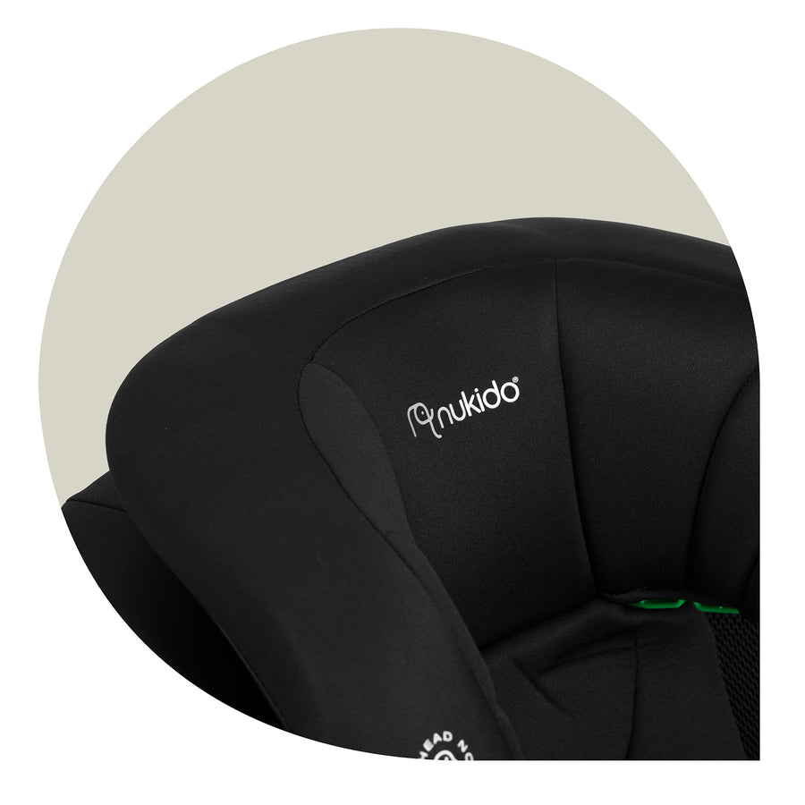 Børneautostol med ISOFIX - Justerbar og sikker fra 4 til 12 år (100-150 cm)