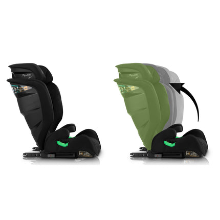 Børneautostol med ISOFIX - Justerbar og sikker fra 4 til 12 år (100-150 cm)