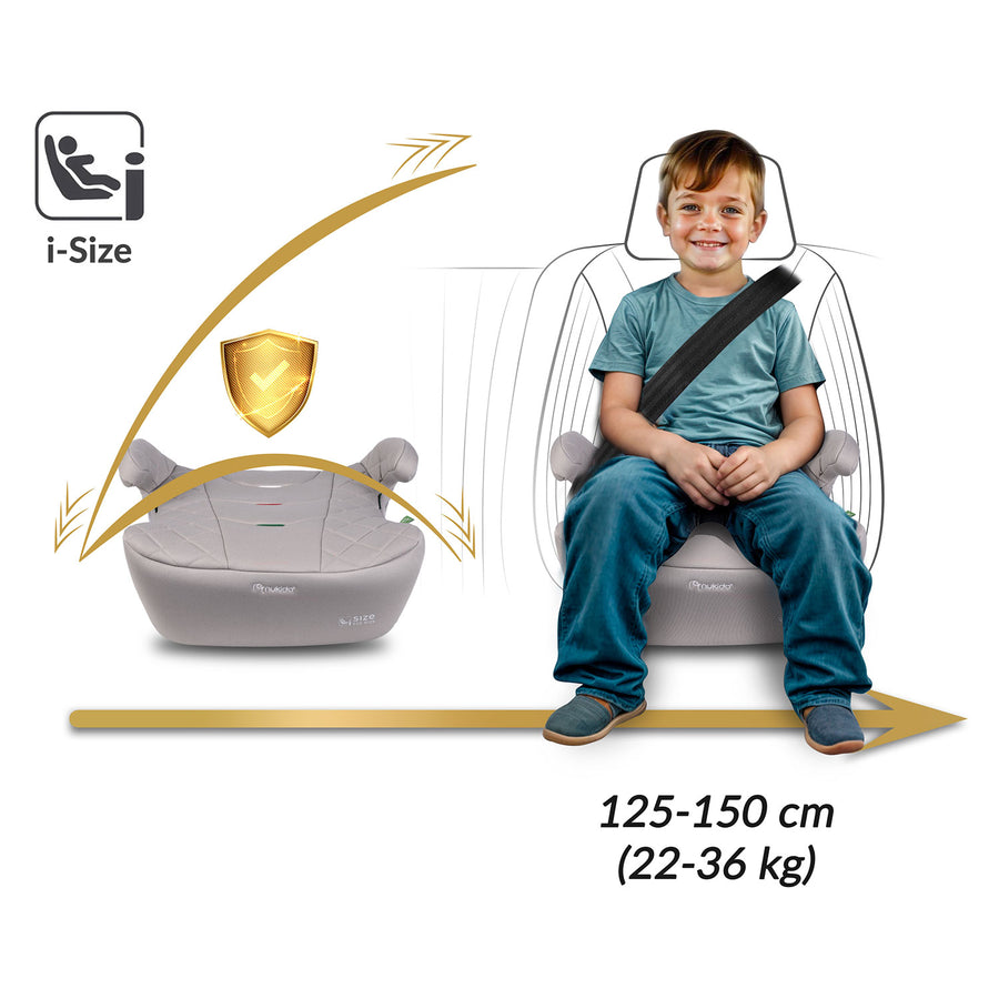 Autostol til børn 125-150 cm med Isofix - Sikkerhed og komfort til 22-36 kg