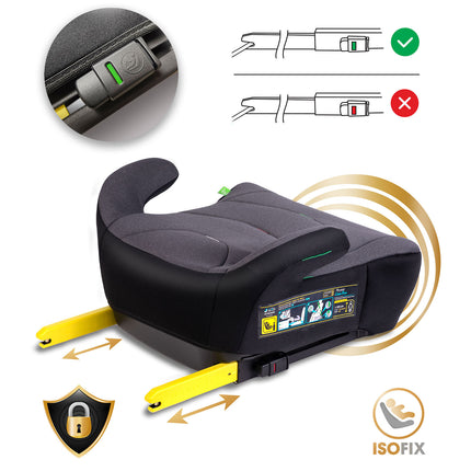 Autostol til børn 125-150 cm med Isofix - Sikkerhed og komfort til 22-36 kg