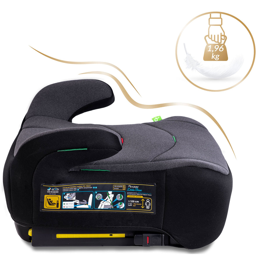 Autostol til børn 125-150 cm med Isofix - Sikkerhed og komfort til 22-36 kg