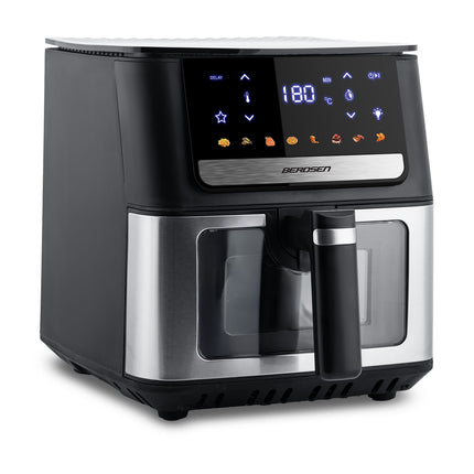 Airfryer 6,5L - Sund frituregryde med 1700W effekt og 8 programmer til sprøde retter uden olie