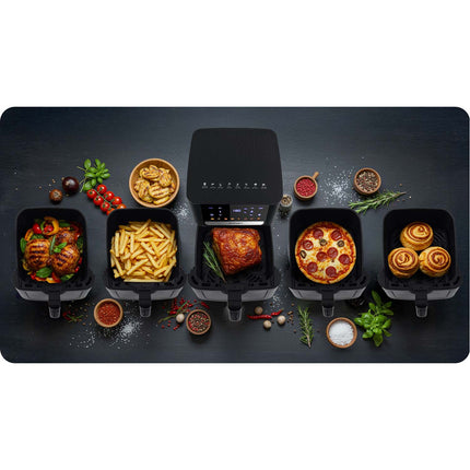 Airfryer 6,5L - Sund frituregryde med 1700W effekt og 8 programmer til sprøde retter uden olie
