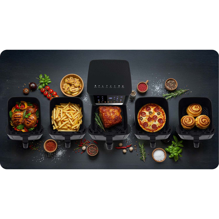 Airfryer 6,5L - Sund frituregryde med 1700W effekt og 8 programmer til sprøde retter uden olie