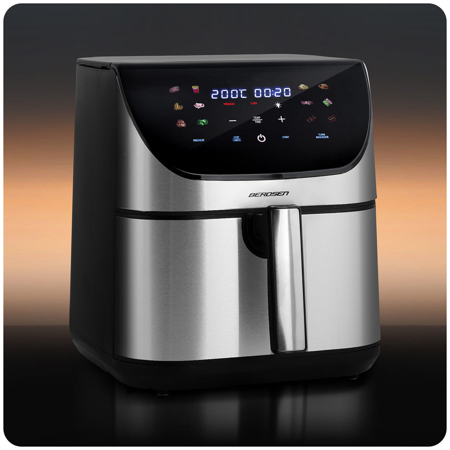 Airfryer 8L - Sund frituregryde med 1700W effekt og touchskærm til sprøde retter uden olie