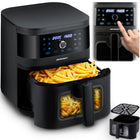 Airfryer med 8 liters kapacitet og 1700 W - Sundere friturestegning uden olie