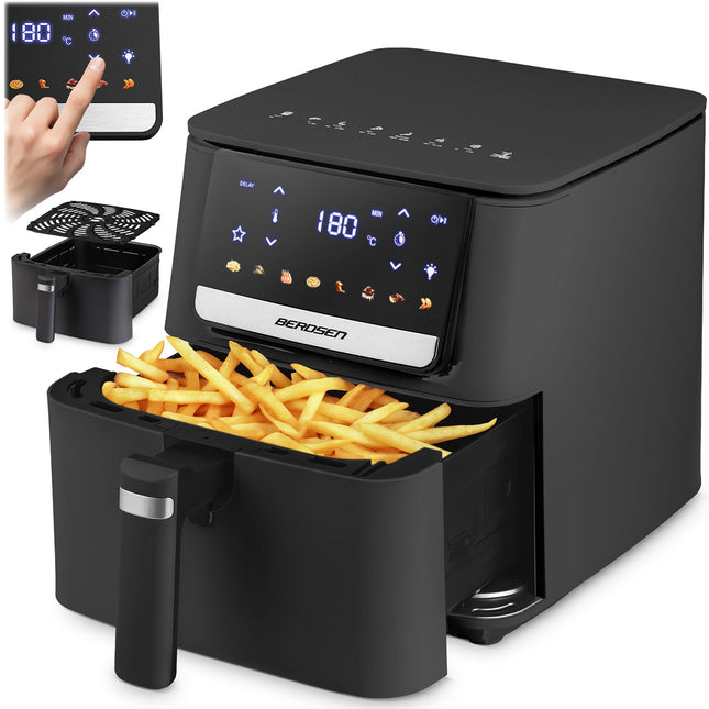 Airfryer 6,5L - Sund frituregryde med 1700W effekt og touchskærm