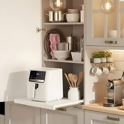 Airfryer 6,5L - Sund frituregryde med 1700W effekt og touchskærm til sprøde retter uden olie