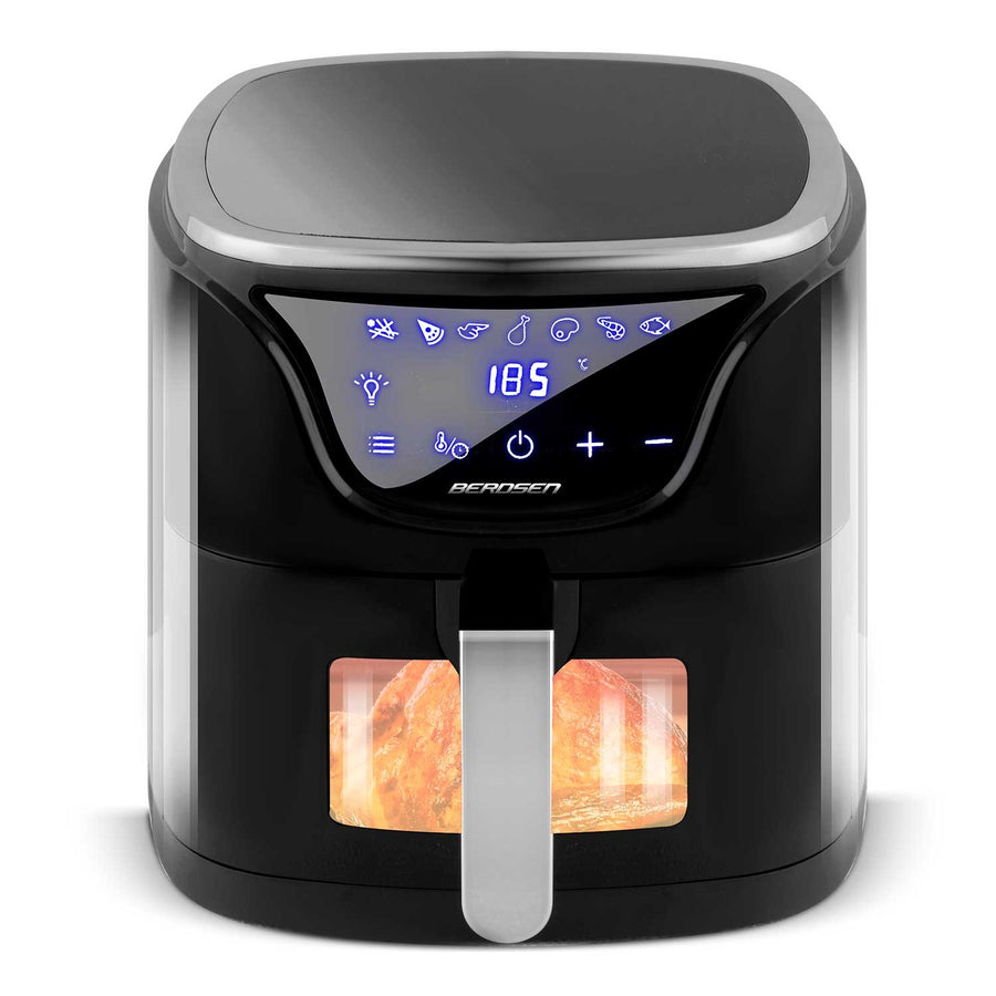 Frituregryde uden olie - sund madlavning med air fryer til pommes frites, kød og grøntsager