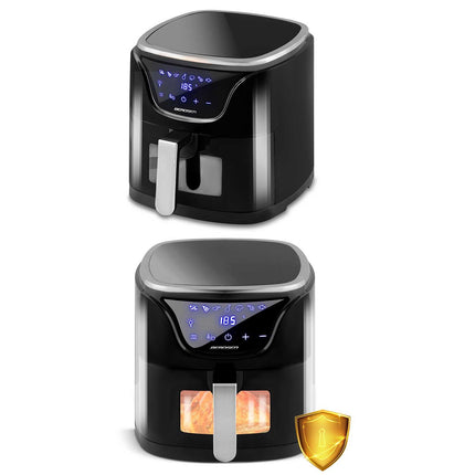 Frituregryde uden olie - sund madlavning med air fryer til pommes frites, kød og grøntsager