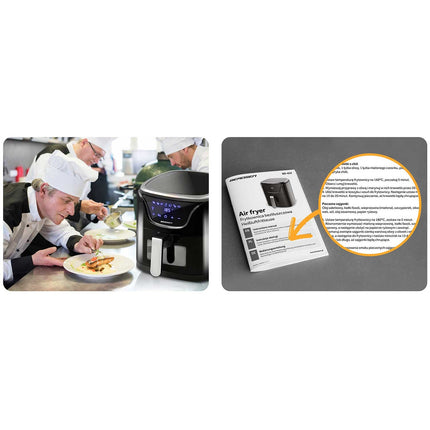 Frituregryde uden olie - sund madlavning med air fryer til pommes frites, kød og grøntsager