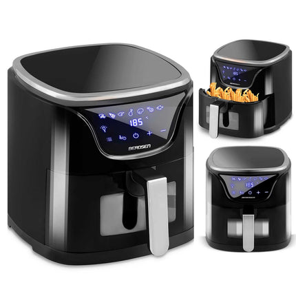 Frituregryde uden olie - sund madlavning med air fryer til pommes frites, kød og grøntsager