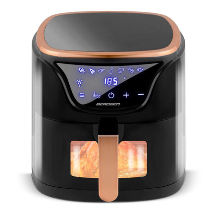 Frituregryde uden olie - sund madlavning med air fryer til pommes frites, kød, fisk og grøntsager