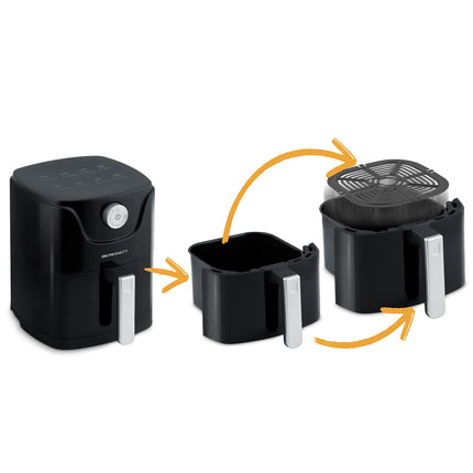 Kompakt airfryer 2,5L - Sundere måltider med mindre fedt og perfekt sprødhed