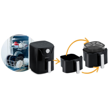 Kompakt airfryer 2,5L - Sundere måltider med mindre fedt og perfekt sprødhed