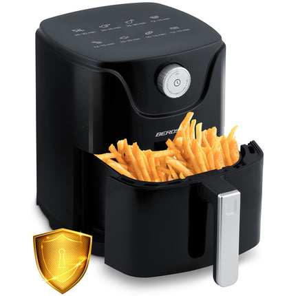 Kompakt airfryer 2,5L - Sundere måltider med mindre fedt og perfekt sprødhed