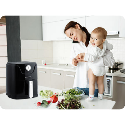 Kompakt airfryer 2,5L - Sundere måltider med mindre fedt og perfekt sprødhed