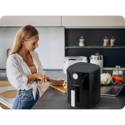 Kompakt airfryer 2,5L - Sundere måltider med mindre fedt og perfekt sprødhed