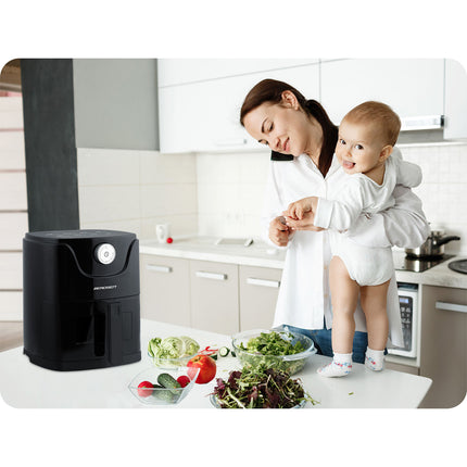 Kompakt airfryer 2,5L - Sundere måltider med mindre fedt og maksimal smag