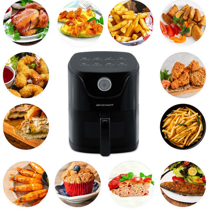 Kompakt airfryer 2,5L - Sundere måltider med mindre fedt og maksimal smag