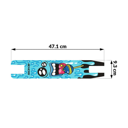 Griptape til løbehjul - skridsikker belægning 47,1x9,3 cm til forbedret greb og sikkerhed