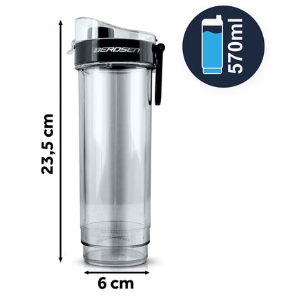 Drikkedunk 570 ml med mundstykke og klips – BPA-fri