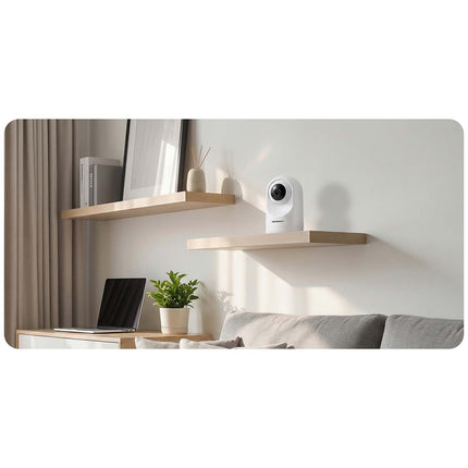 Drejeligt WiFi-kamera 5MP til indendørs brug – babyalarm med 109° synsvinkel