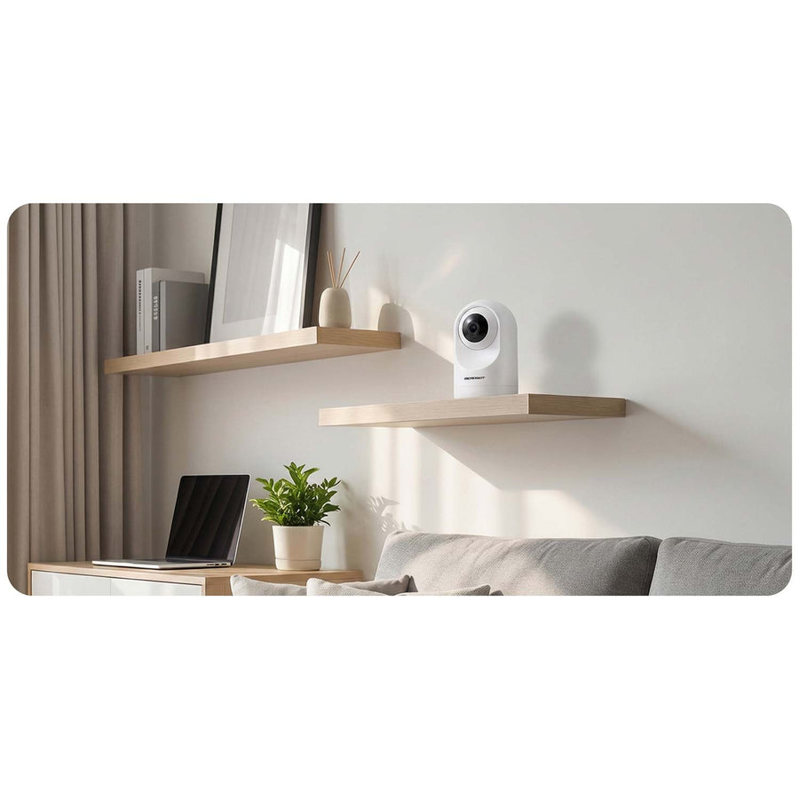 Drejeligt WiFi-kamera 5MP til indendørs brug – babyalarm med 109° synsvinkel
